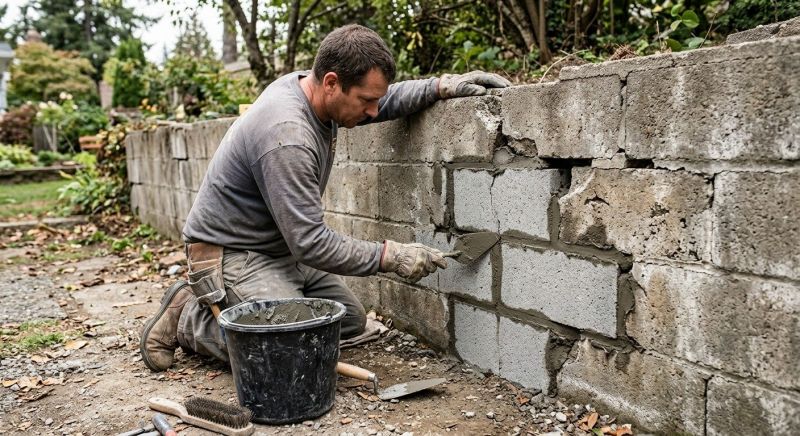 Block Wall Repair in Opa Locka, FL