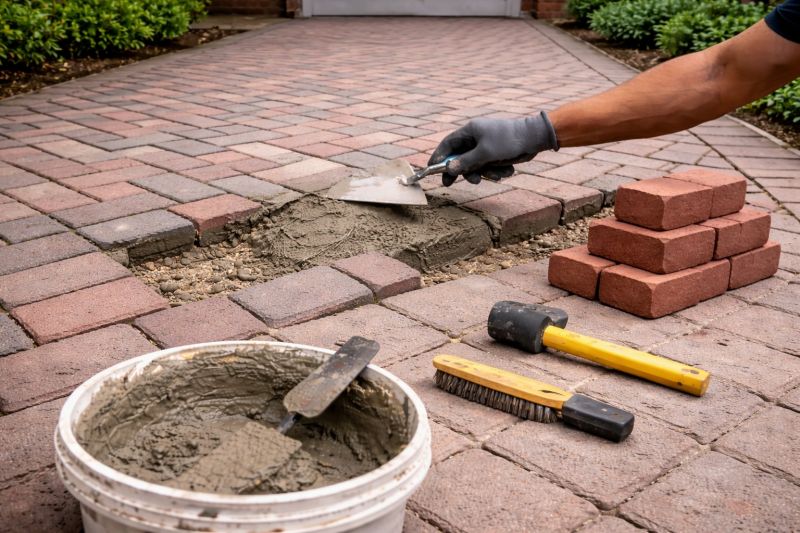 Brick Flatwork Repair in Key Biscayne, FL
