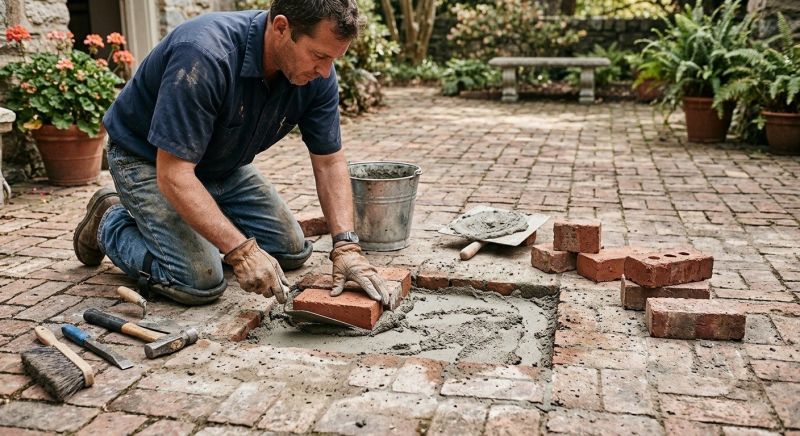 Brick Hardscape Repair in Miami, FL