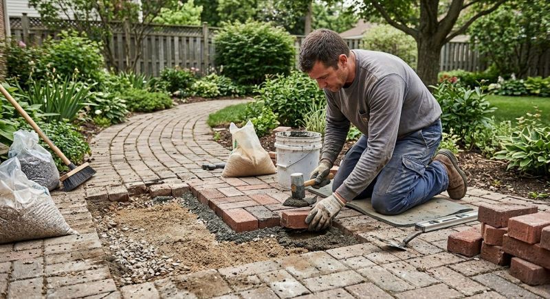 Brick Pathway Repair in Miami, FL