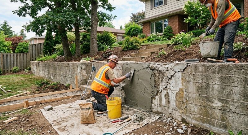 Brick Retaining Wall Repair in Miami, FL