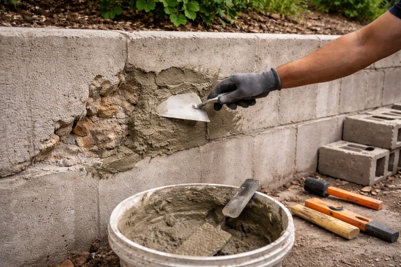 Brick Retaining Wall Repair in Miami, FL