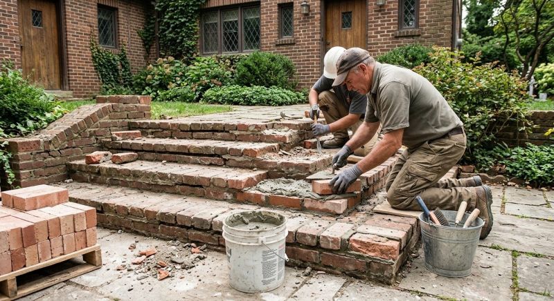 Brick Stairs Repair in Miami, FL