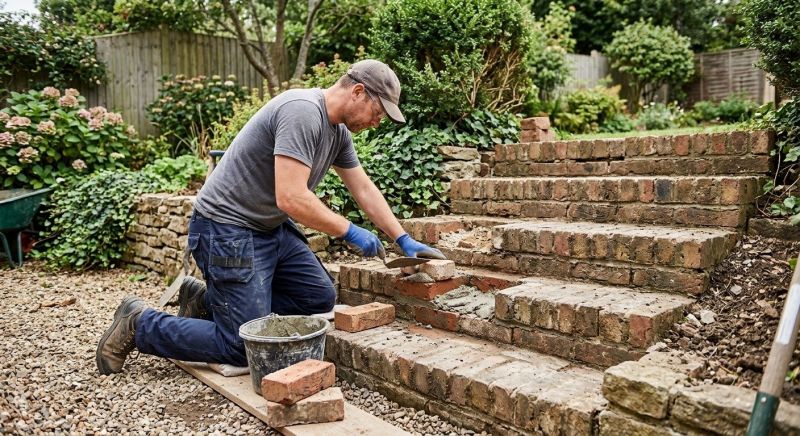 Brick Stairs Repair in Miami Beach, FL