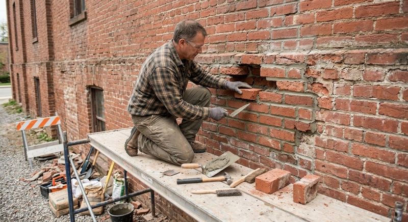 Brick Stairs Repair in Miami Beach, FL