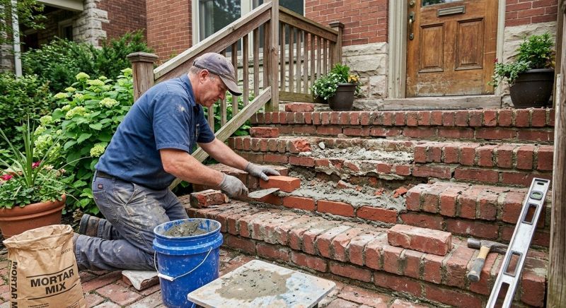 Brick Steps Repair in Miami, FL
