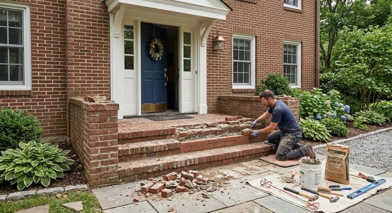 Brick Stoop Repair in Miami, FL