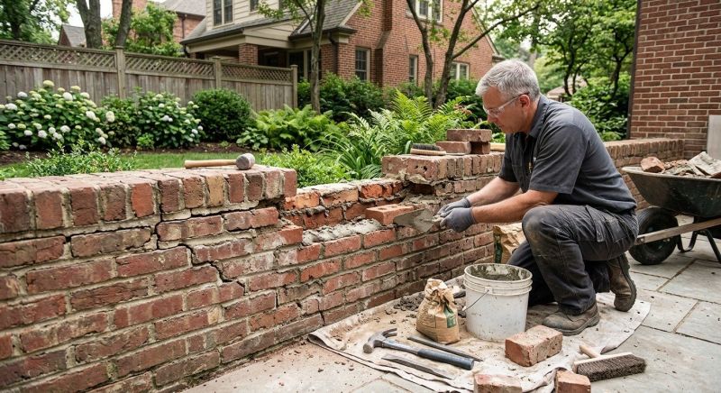 Brick Wall Repair in Miami Dade County, FL