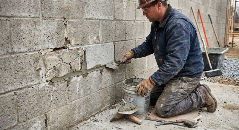 Concrete Block Repair in Miami Dade County, FL