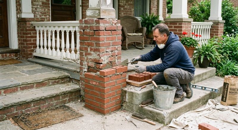 Porch Brick Repair in Miami, FL